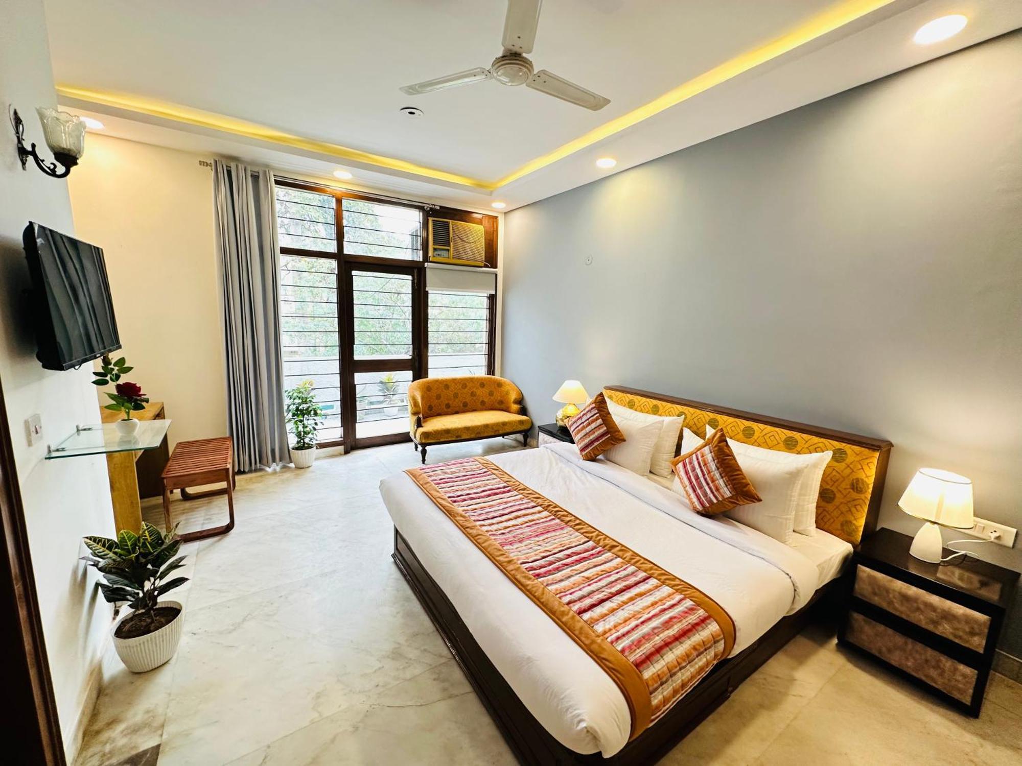 Grove Residency Hauz Khas New Delhi Couple Friendly Hotel Luaran gambar