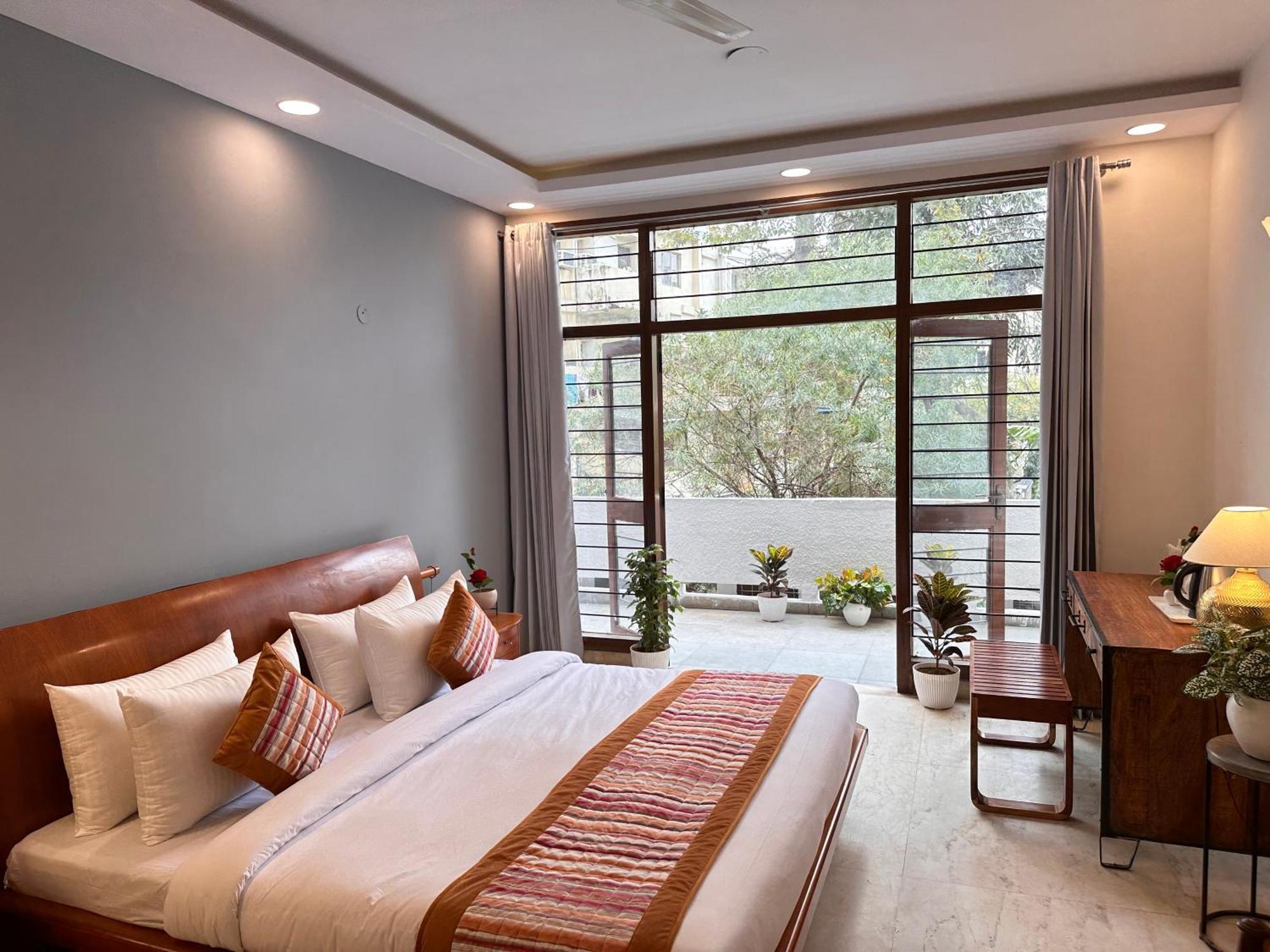 Grove Residency Hauz Khas New Delhi Couple Friendly Hotel Luaran gambar