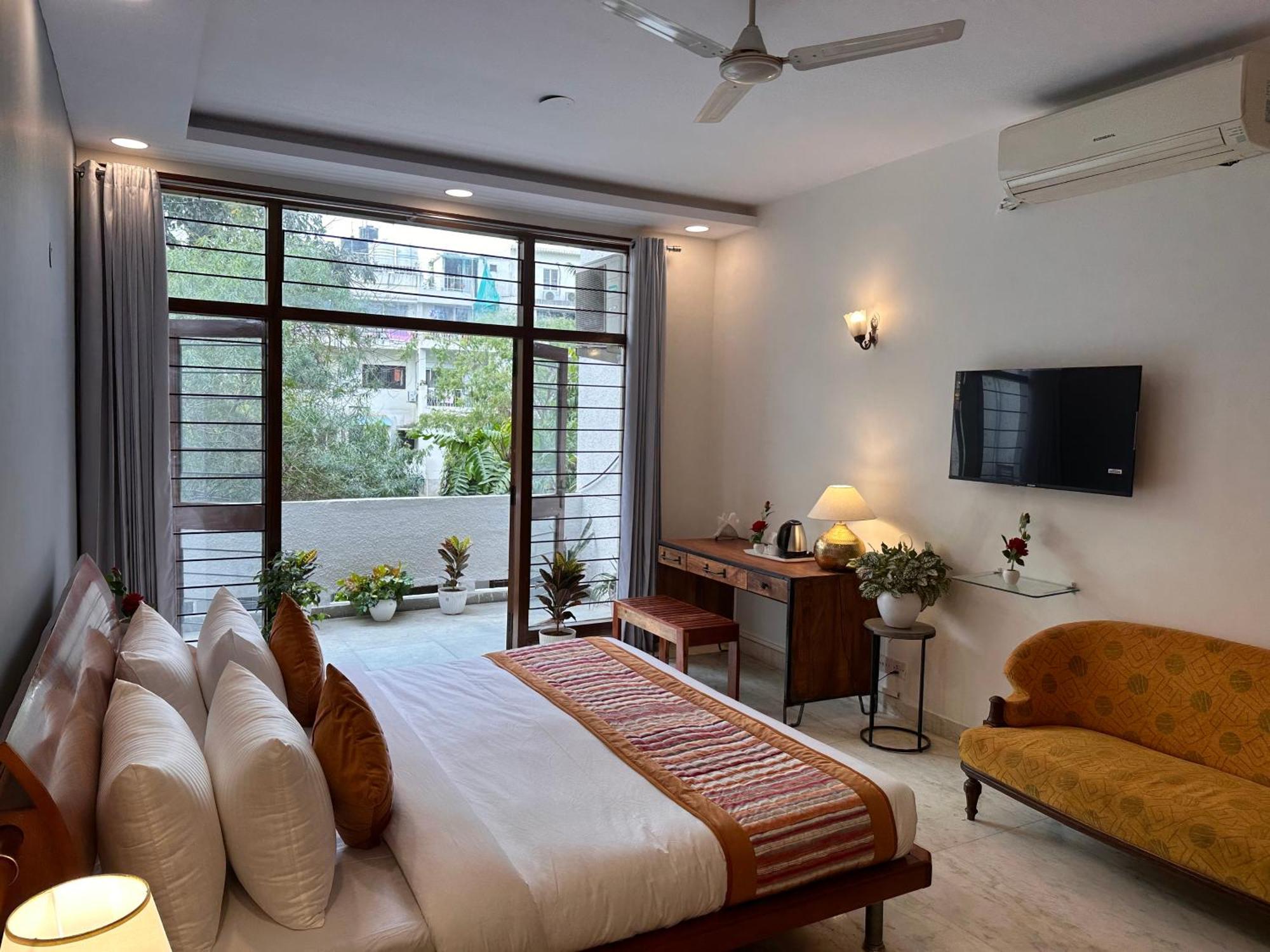 Grove Residency Hauz Khas New Delhi Couple Friendly Hotel Luaran gambar