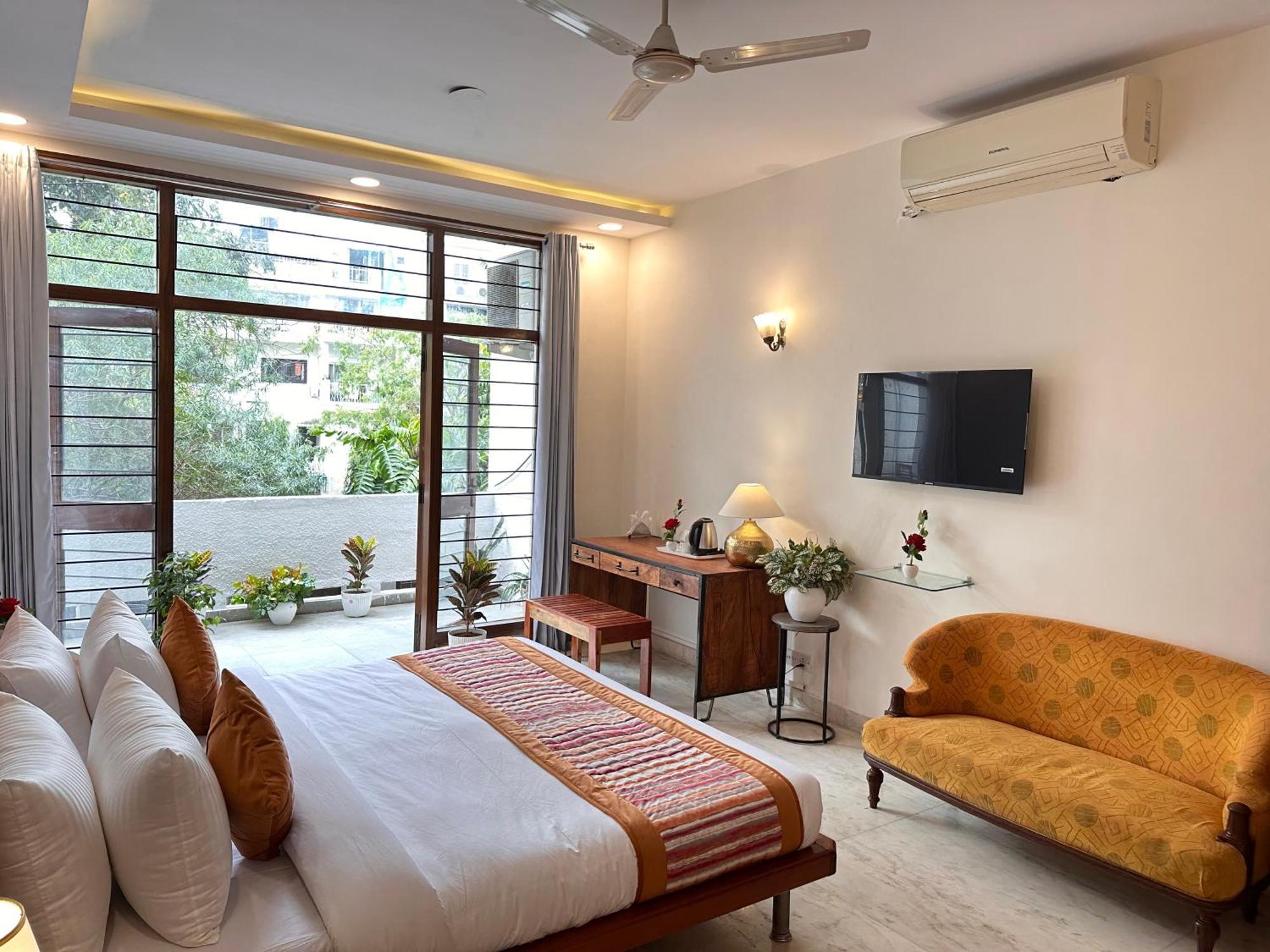 Grove Residency Hauz Khas New Delhi Couple Friendly Hotel Luaran gambar