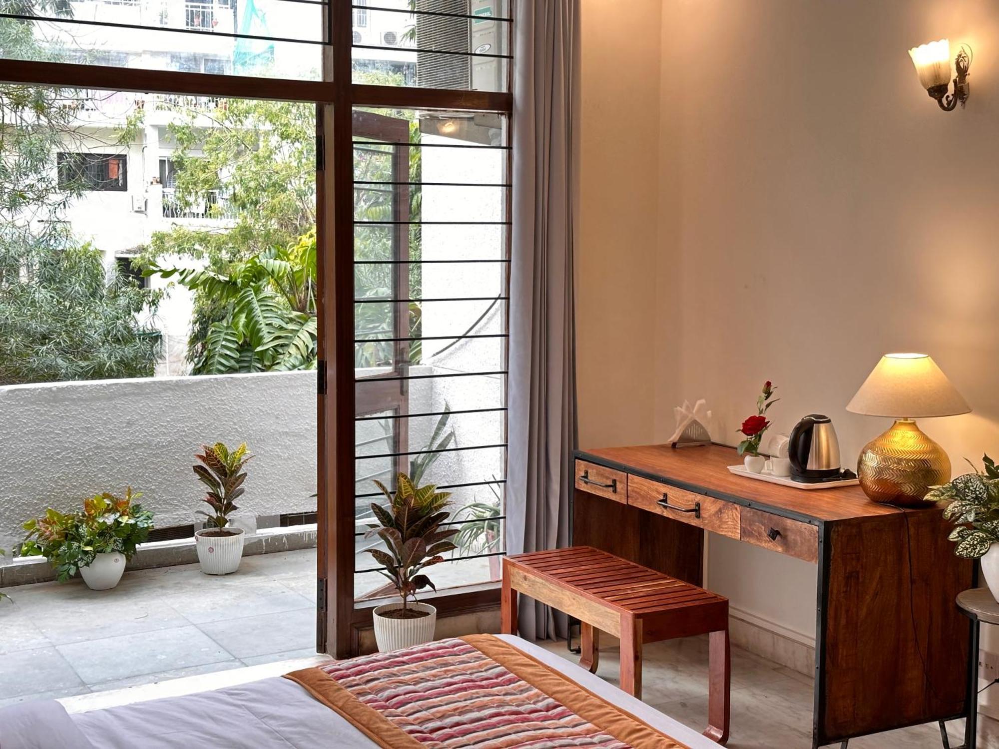 Grove Residency Hauz Khas New Delhi Couple Friendly Hotel Luaran gambar